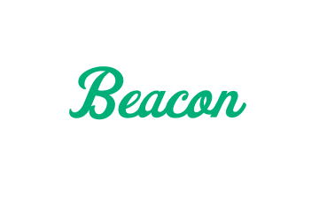 Green logo on transparent background